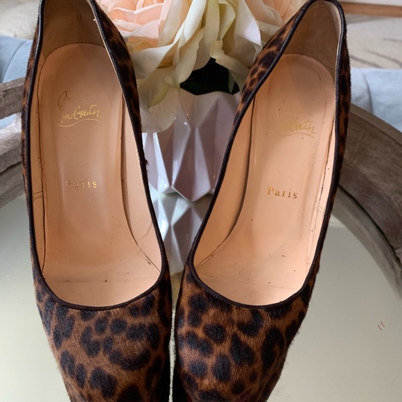 christian louboutin Bianca  pumps leopard 38.5 - Picture 3 of 6